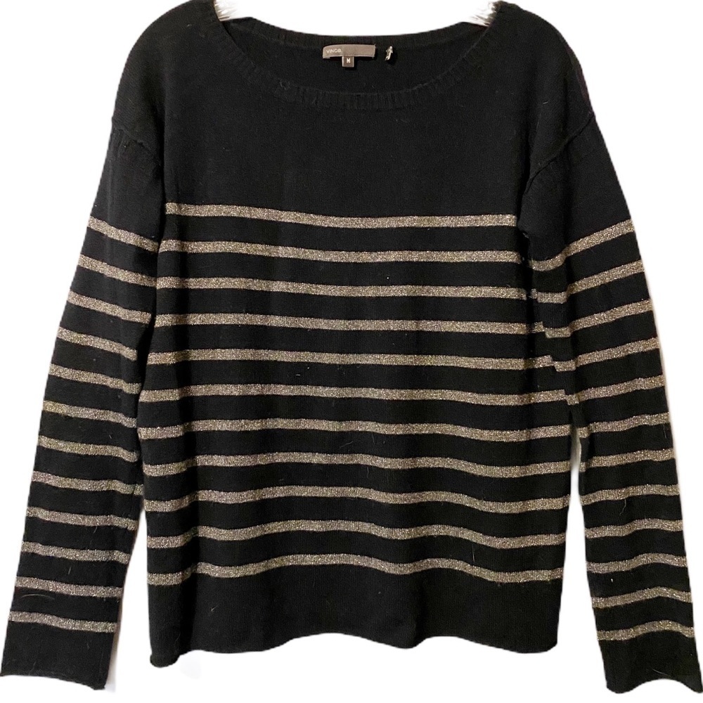 Vince • Wool & Cashmere Blue Silver‎ Sweater medium
